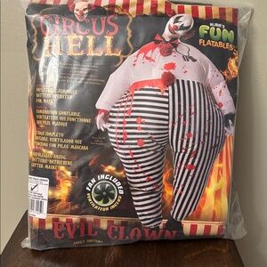 Rubie’s Circus Hell Evil Clown Inflatable Halloween Costume Unisex